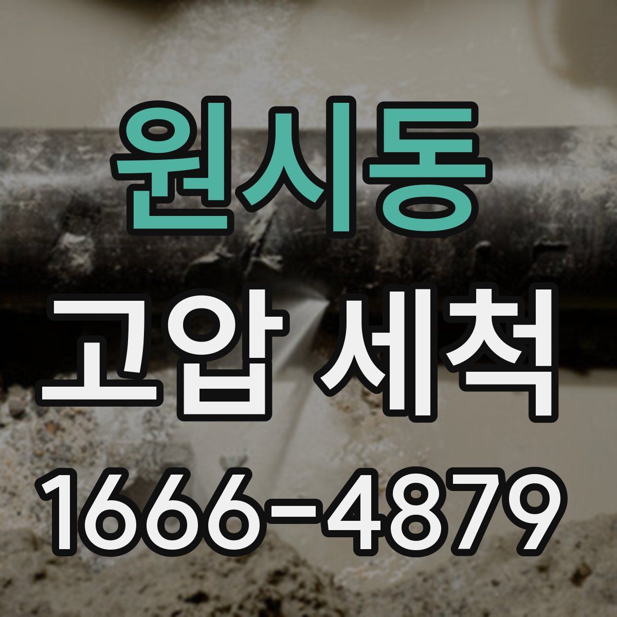 원시동 고압 세척