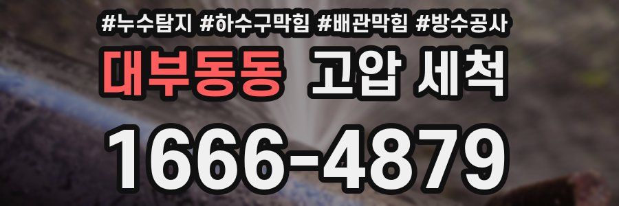 대부동동 고압 세척