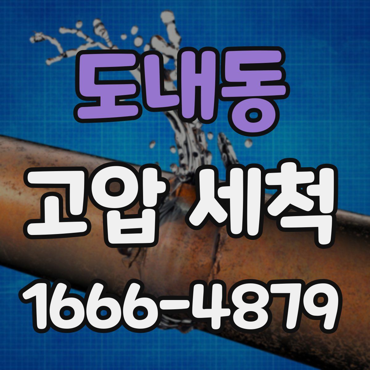 도내동 고압 세척