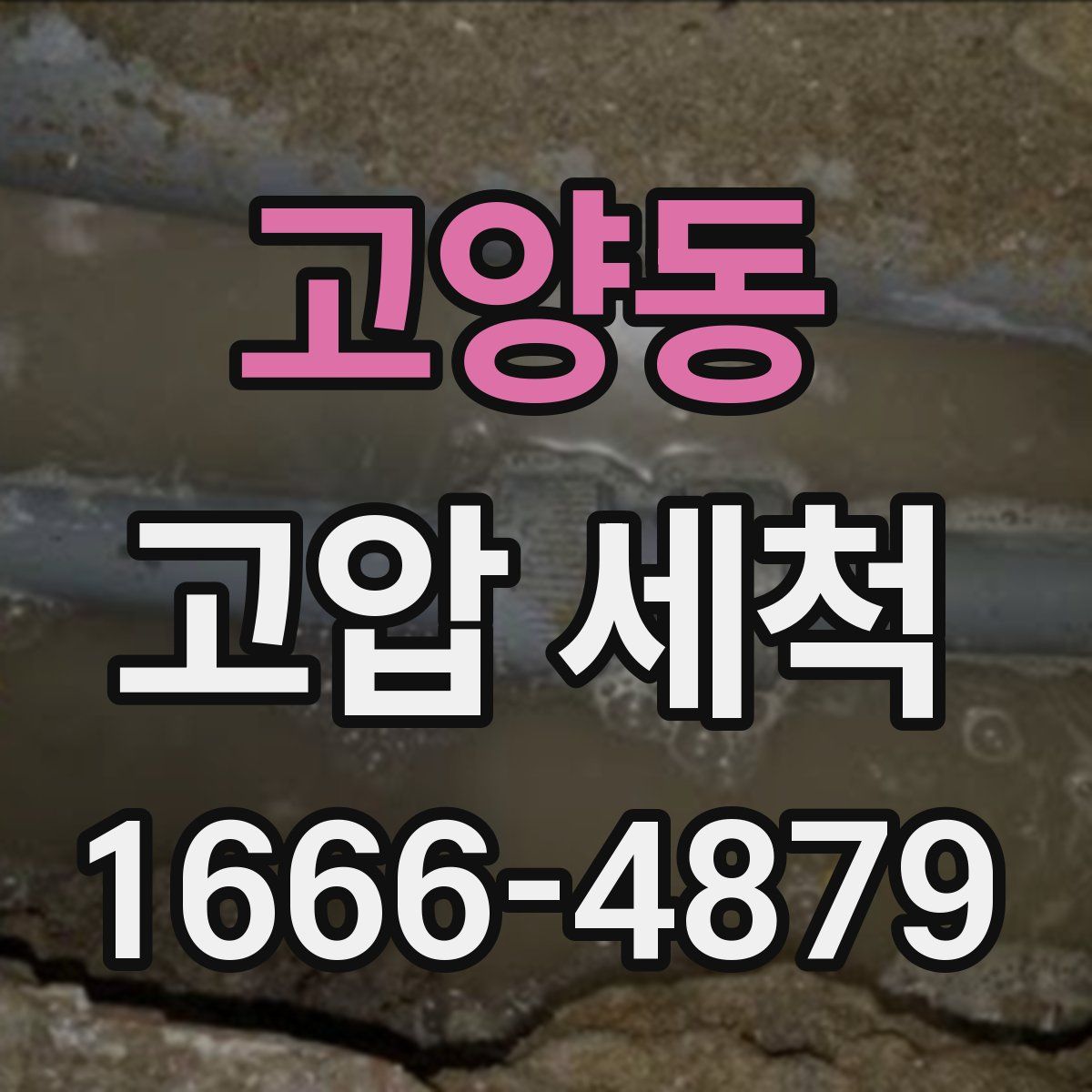 고양동 고압 세척