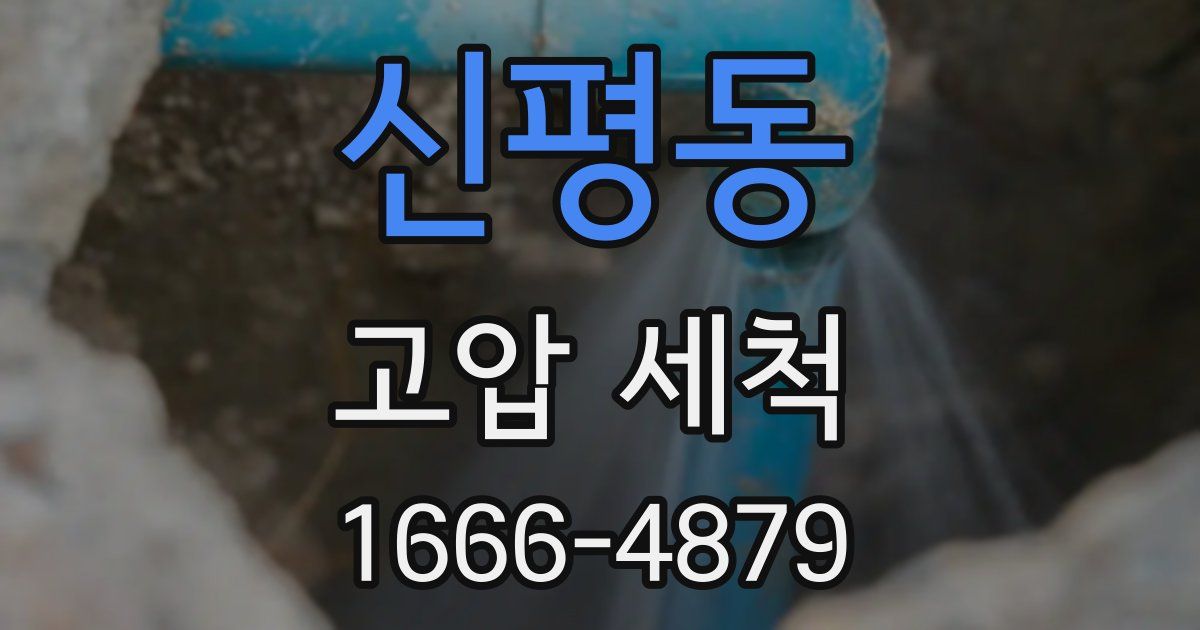 신평동 고압 세척