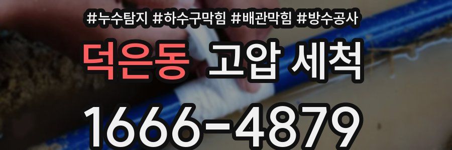 덕은동 고압 세척