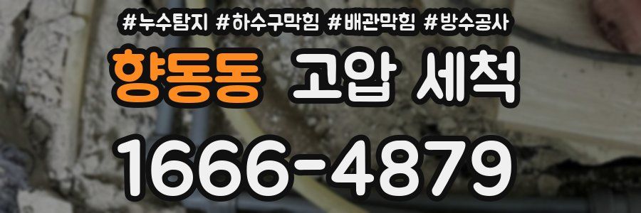 향동동 고압 세척