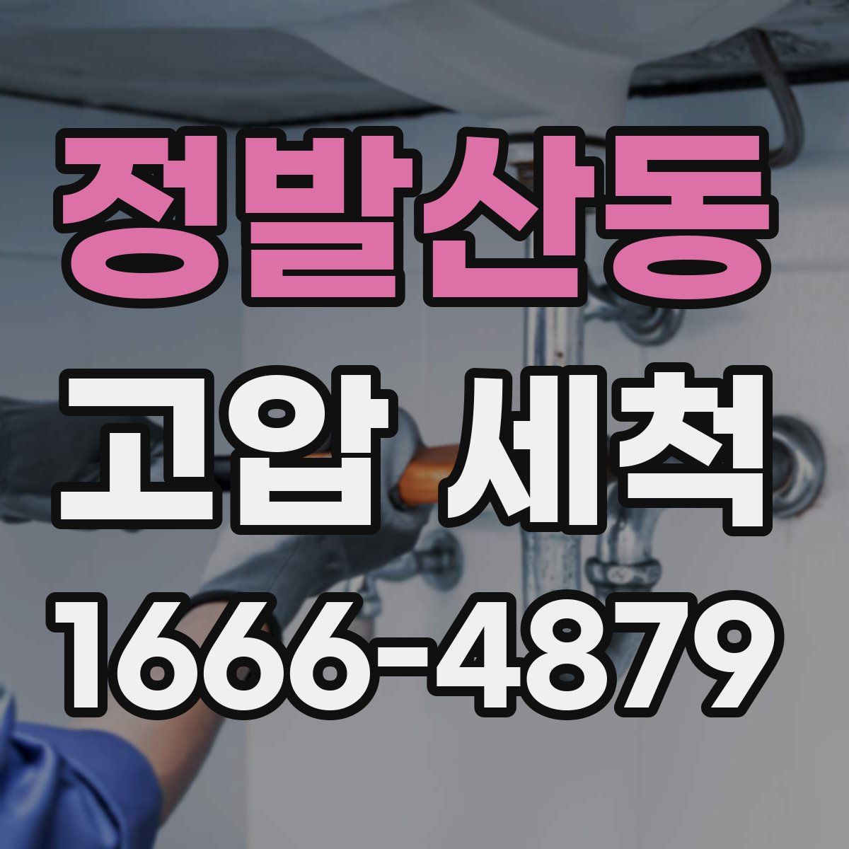 정발산동 고압 세척