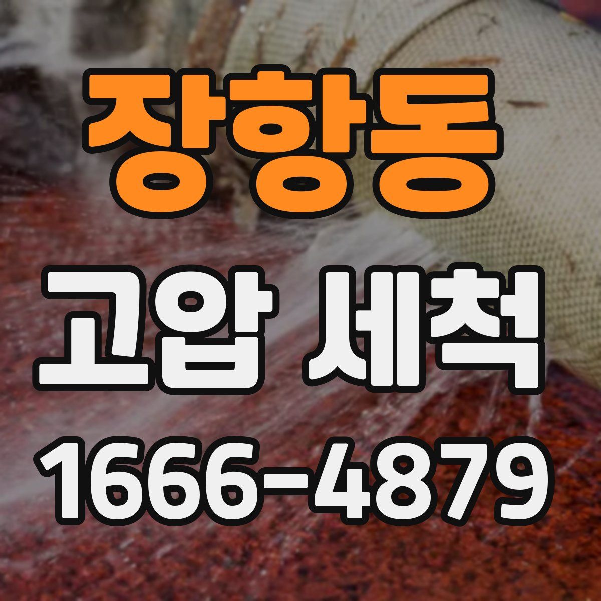 장항동 고압 세척