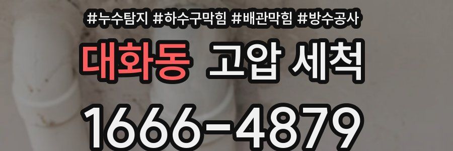 대화동 고압 세척