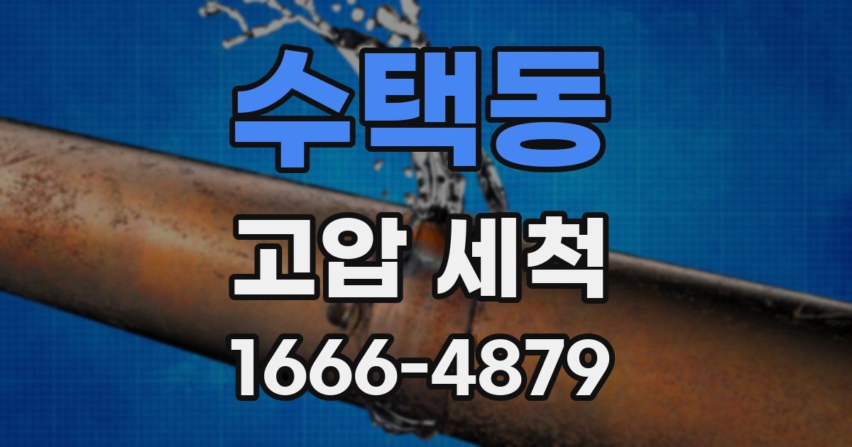 수택동 고압 세척