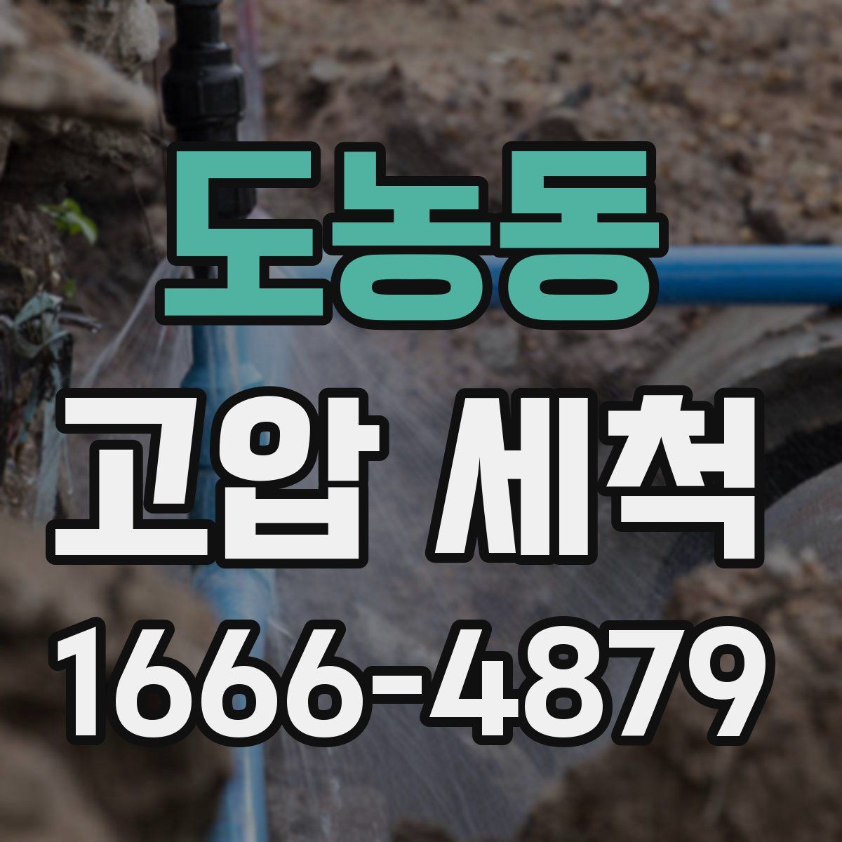 도농동 고압 세척