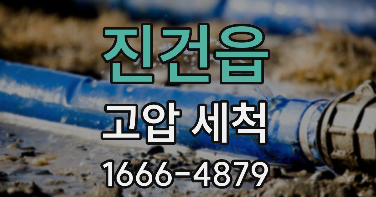 진건읍 고압 세척