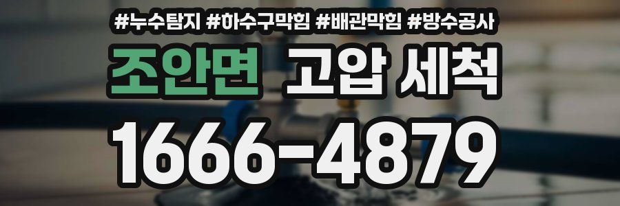 조안면 고압 세척