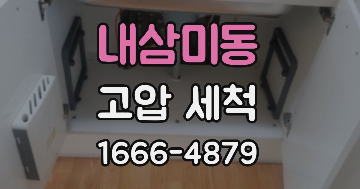 내삼미동 고압 세척