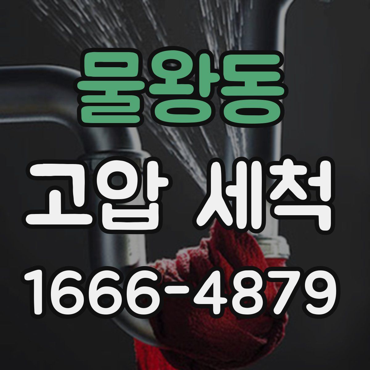 물왕동 고압 세척