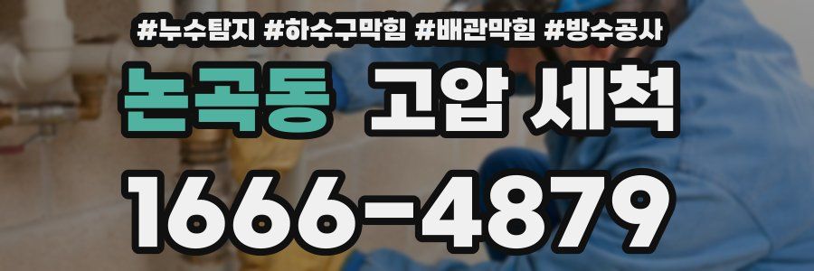 논곡동 고압 세척