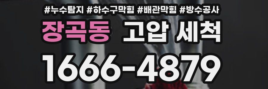 장곡동 고압 세척