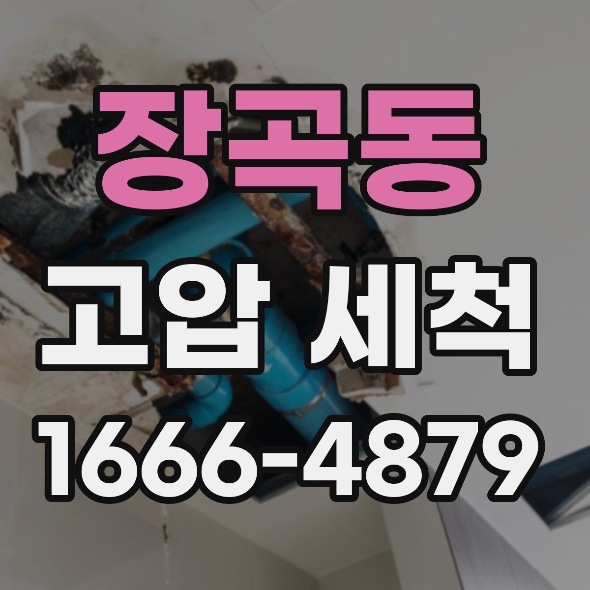 장곡동 고압 세척