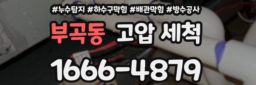 부곡동 고압 세척