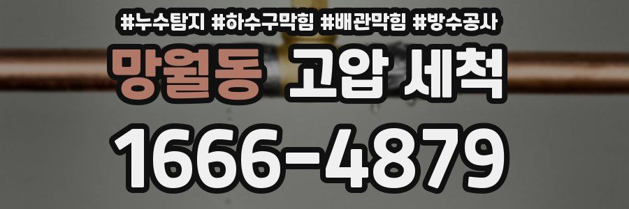 망월동 고압 세척