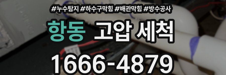 항동 고압 세척
