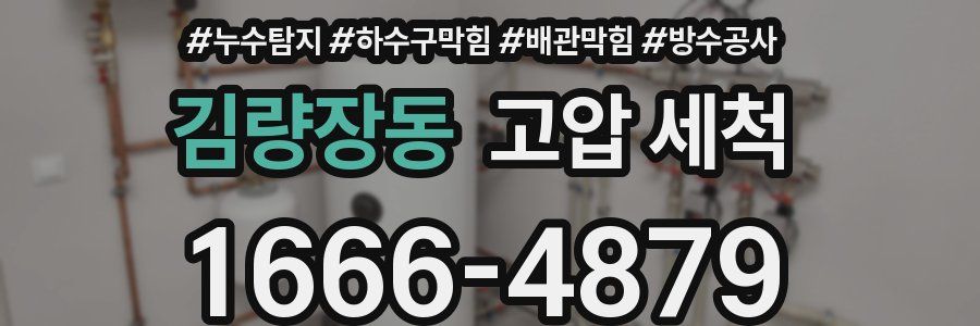 김량장동 고압 세척