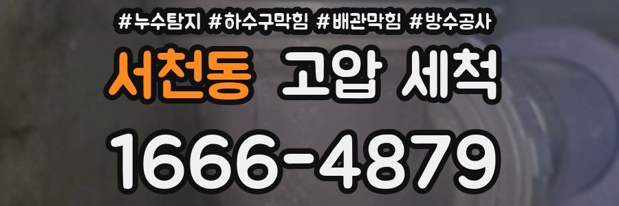 서천동 고압 세척