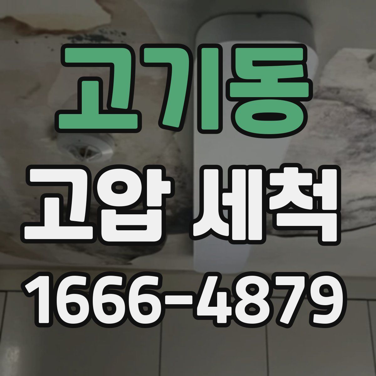 고기동 고압 세척