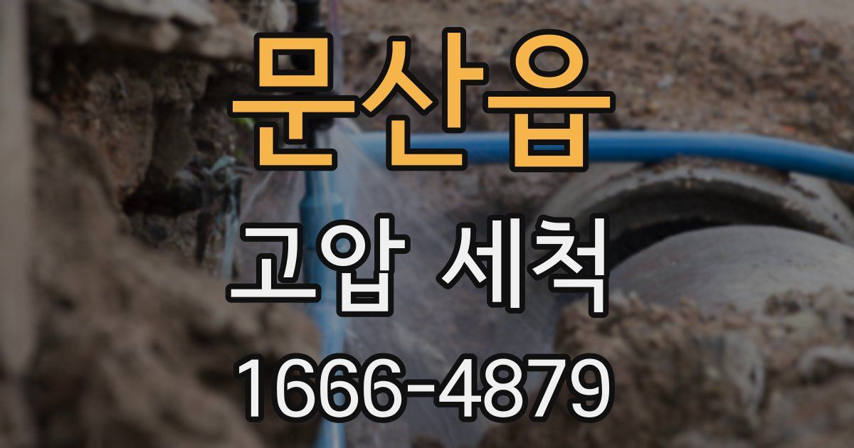 문산읍 고압 세척