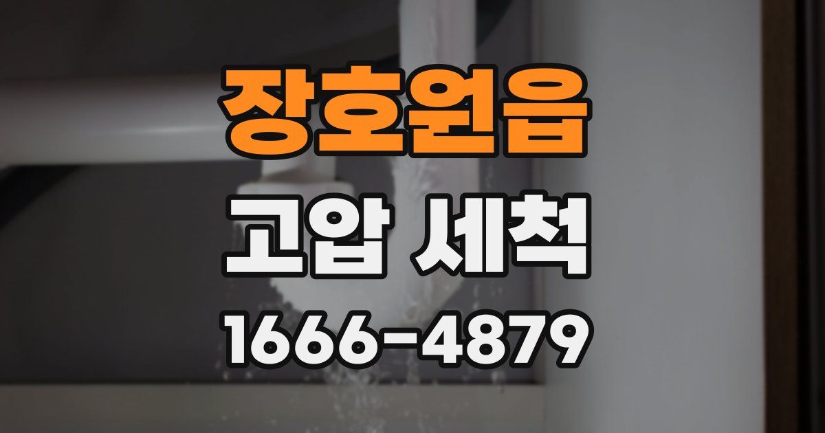 장호원읍 고압 세척
