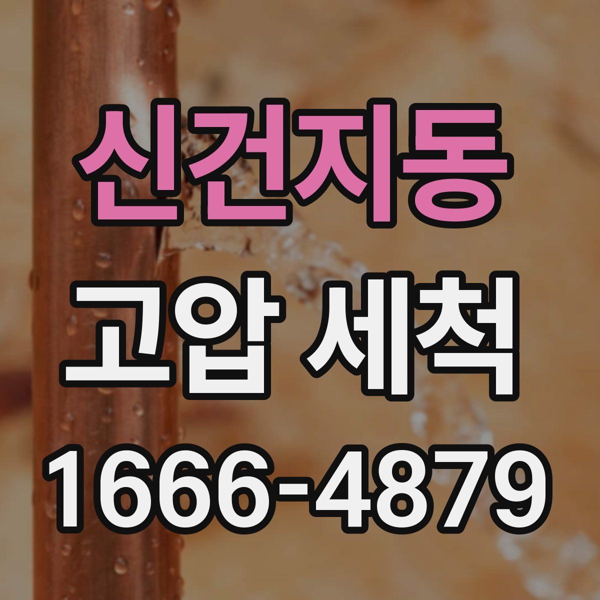 신건지동 고압 세척