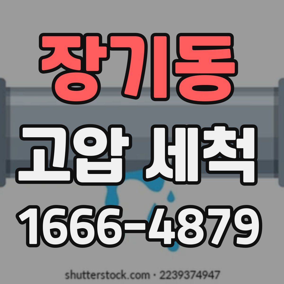 장기동 고압 세척