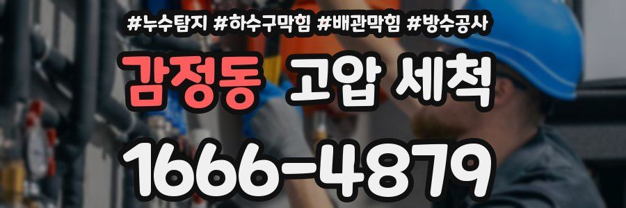 감정동 고압 세척