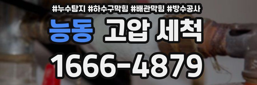 능동 고압 세척