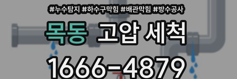 목동 고압 세척