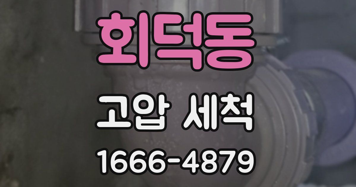 회덕동 고압 세척