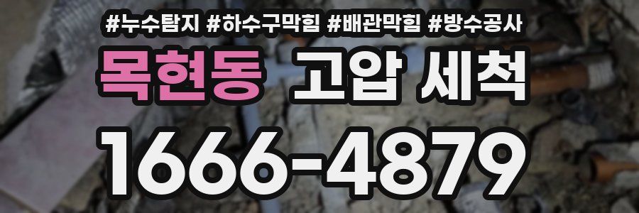 목현동 고압 세척