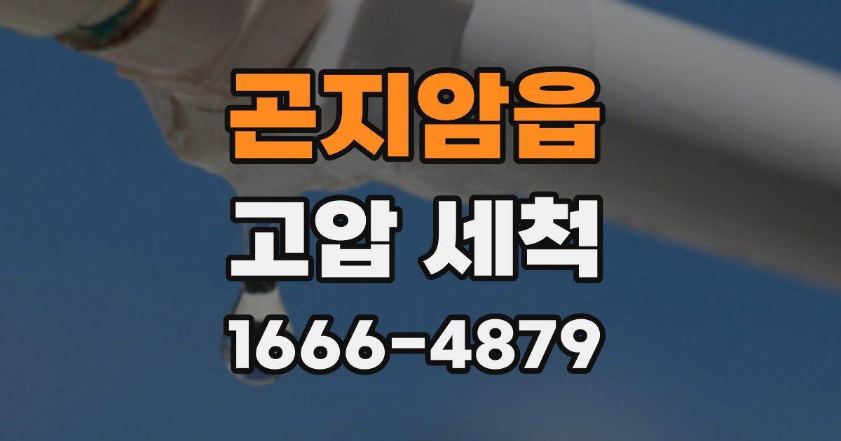 곤지암읍 고압 세척