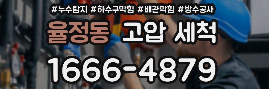 율정동 고압 세척