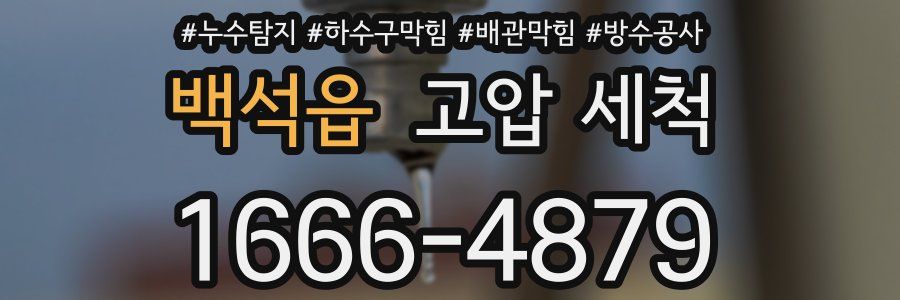백석읍 고압 세척