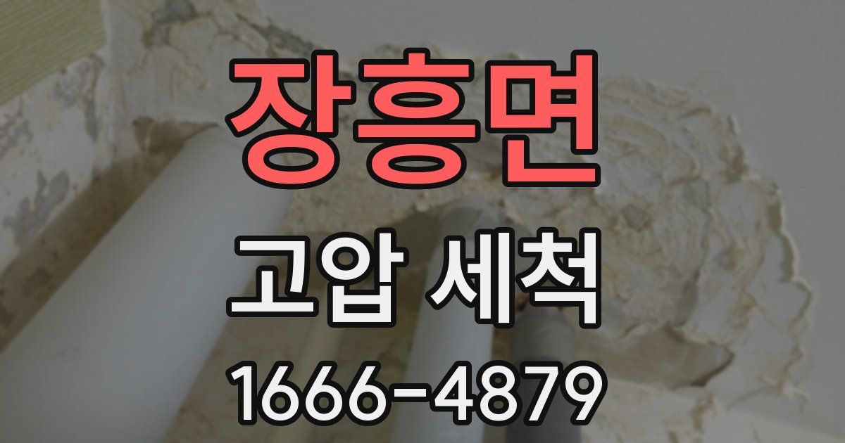 장흥면 고압 세척