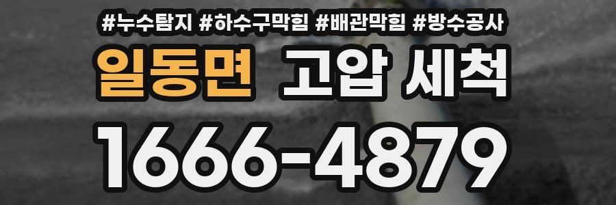 일동면 고압 세척