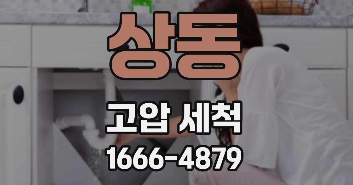 상동 고압 세척
