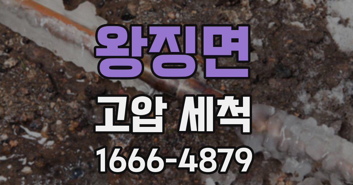 왕징면 고압 세척