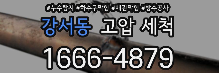 강서동 고압 세척