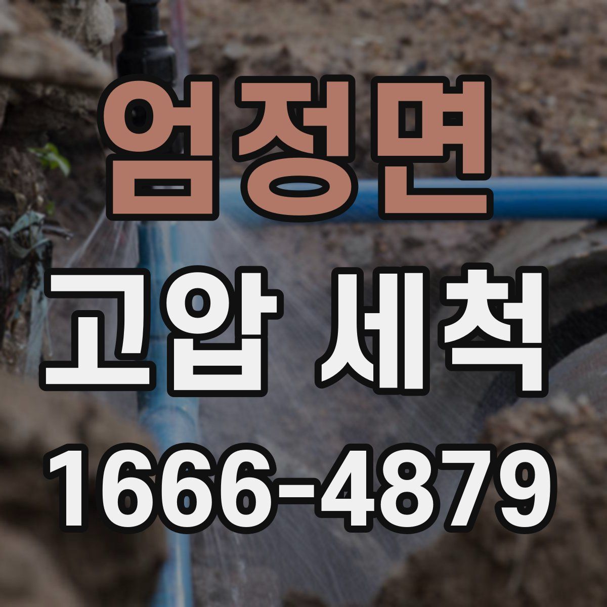 엄정면 고압 세척