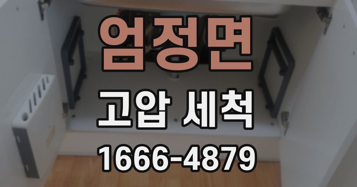 엄정면 고압 세척