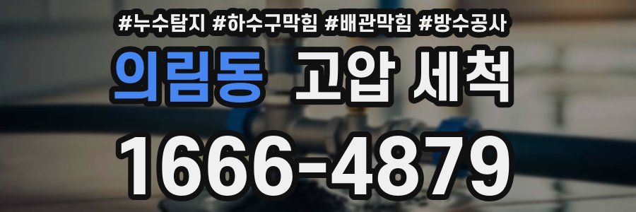의림동 고압 세척