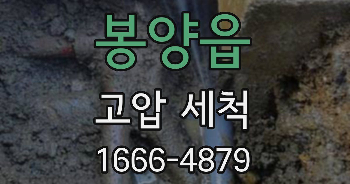 봉양읍 고압 세척