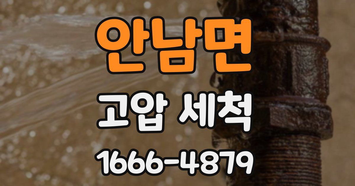 안남면 고압 세척