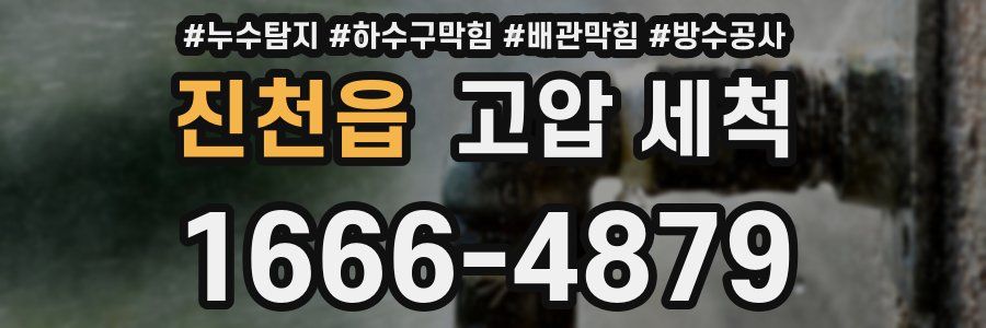 진천읍 고압 세척