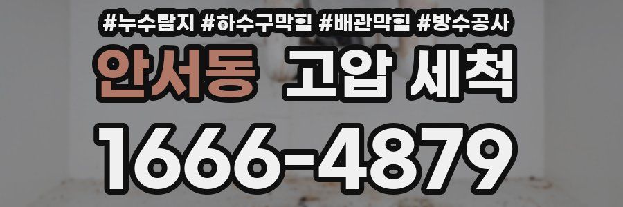 안서동 고압 세척