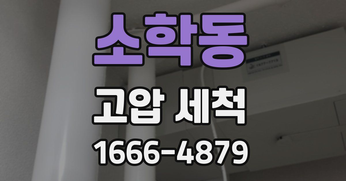 소학동 고압 세척